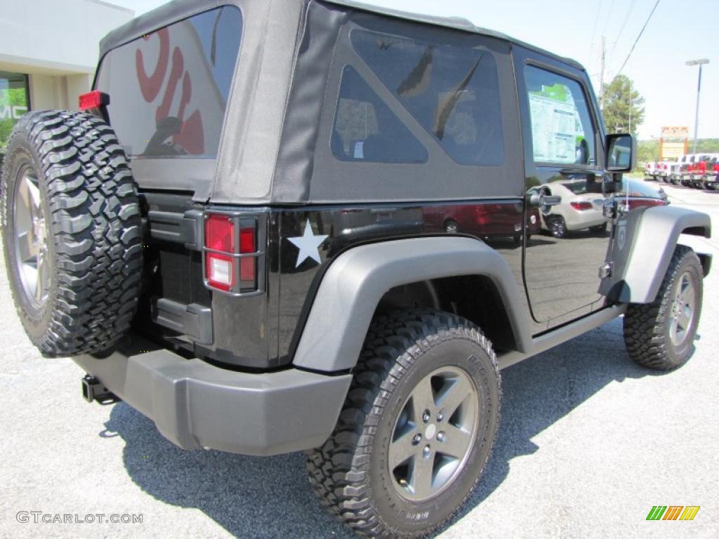 Black 2011 Jeep Wrangler Call of Duty: Black Ops Edition 4x4 Exterior Photo #47750735