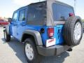 2011 Cosmos Blue Jeep Wrangler Unlimited Sport 4x4  photo #5