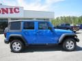 2011 Cosmos Blue Jeep Wrangler Unlimited Sport 4x4  photo #8
