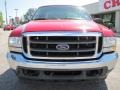 2004 Red Ford F250 Super Duty XLT SuperCab  photo #2
