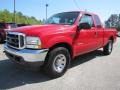 2004 Red Ford F250 Super Duty XLT SuperCab  photo #3