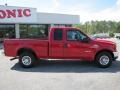 2004 Red Ford F250 Super Duty XLT SuperCab  photo #8