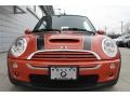 2006 Hot Orange Metallic Mini Cooper S Convertible  photo #2