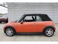 2006 Hot Orange Metallic Mini Cooper S Convertible  photo #3