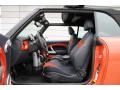 Black/Orange 2006 Mini Cooper S Convertible Interior Color