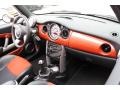 Black/Orange 2006 Mini Cooper S Convertible Dashboard