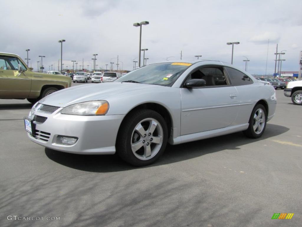 2004 Stratus R/T Coupe - Ice Silver Pearlcoat / Taupe photo #2