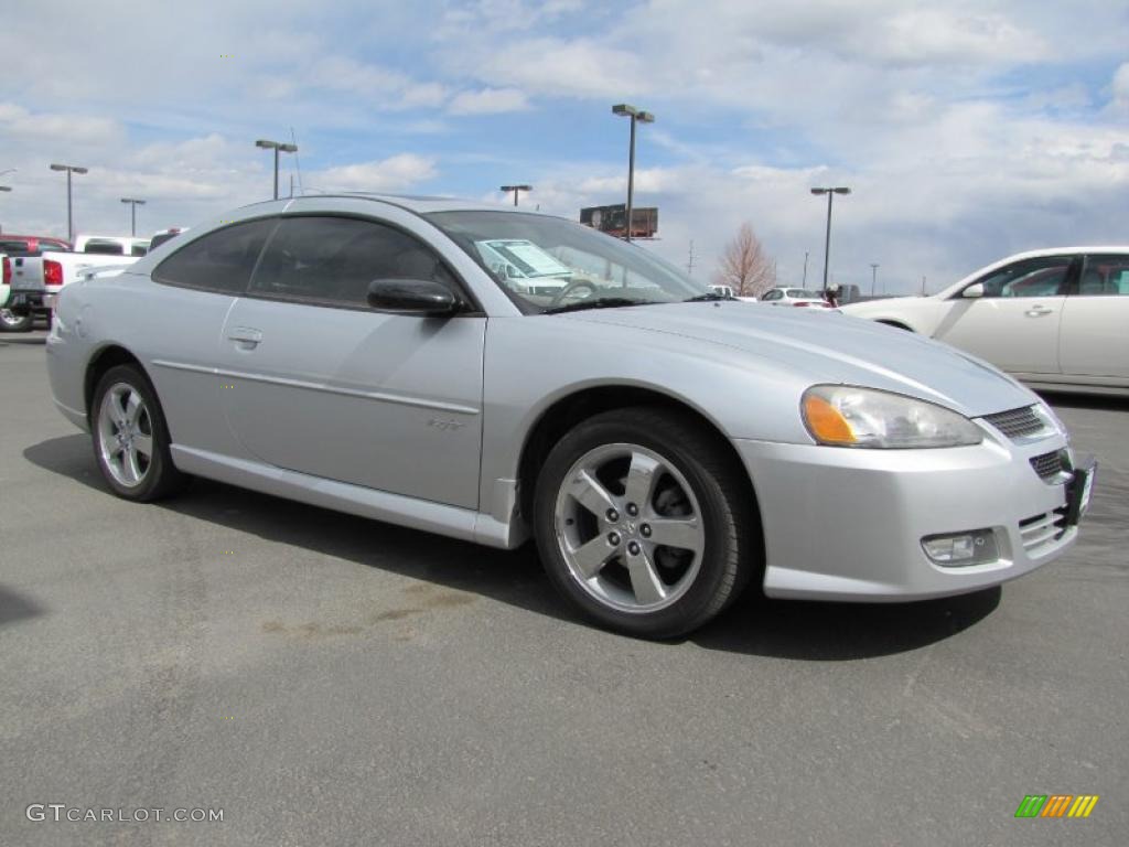 2004 Stratus R/T Coupe - Ice Silver Pearlcoat / Taupe photo #4