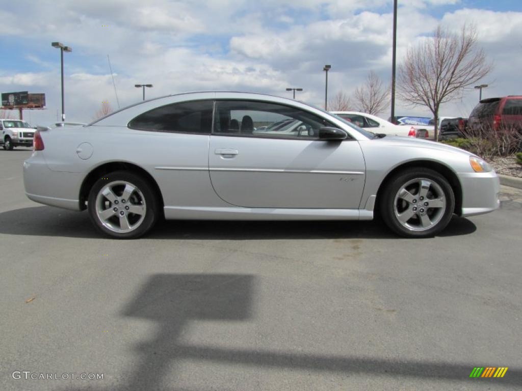 2004 Stratus R/T Coupe - Ice Silver Pearlcoat / Taupe photo #5