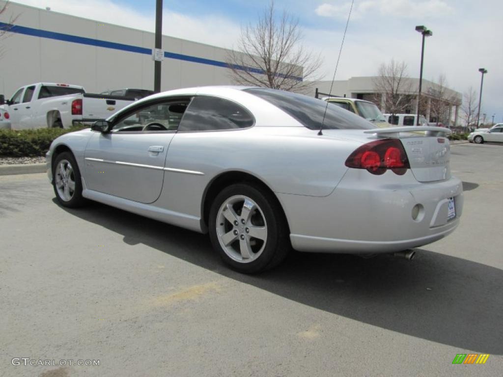 2004 Stratus R/T Coupe - Ice Silver Pearlcoat / Taupe photo #8
