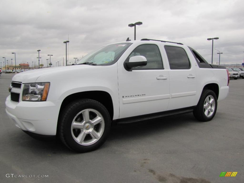 Summit White 2007 Chevrolet Avalanche LTZ 4WD Exterior Photo #47752529