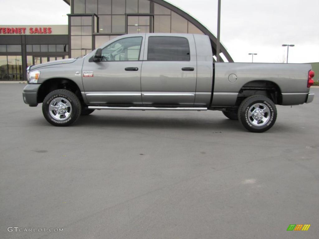 2008 Ram 2500 Laramie Mega Cab 4x4 - Mineral Gray Metallic / Medium Slate Gray photo #1