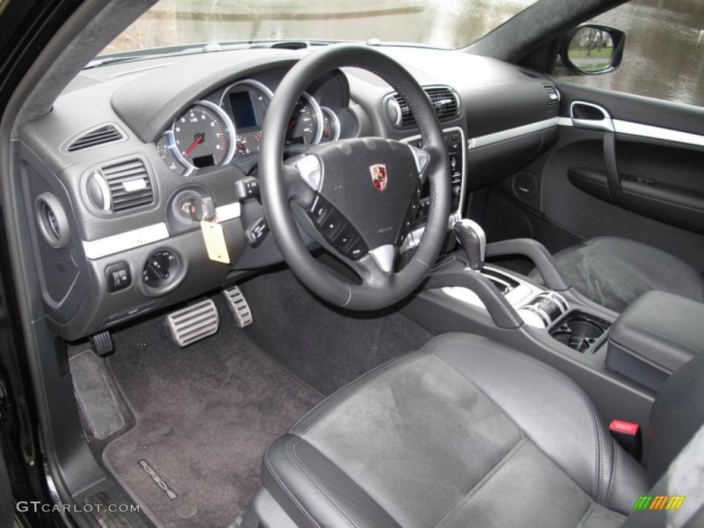 Black w/Alcantara Interior 2009 Porsche Cayenne GTS Photo #47754041