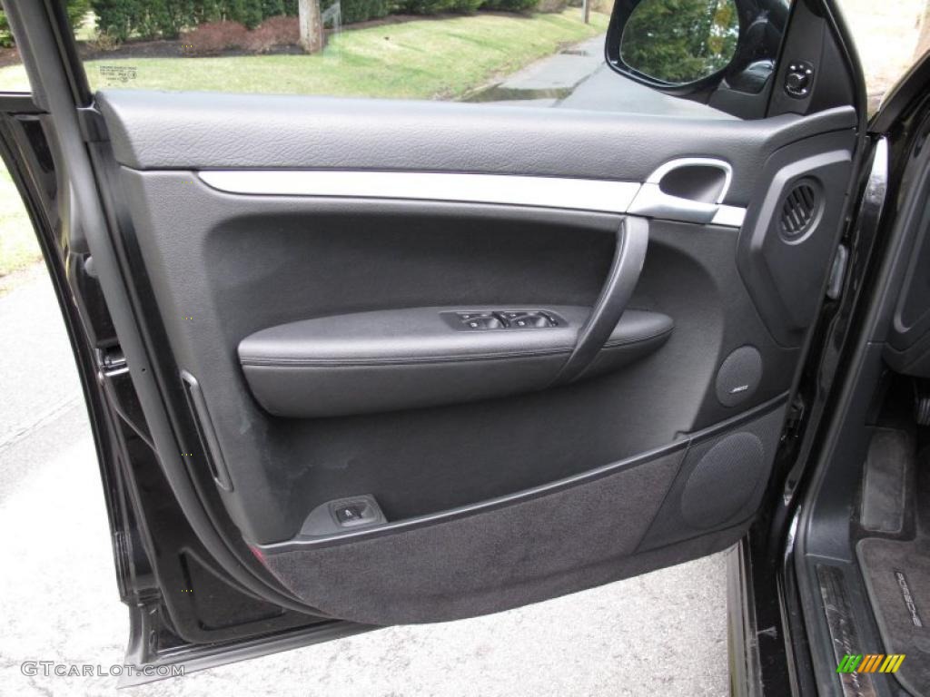 2009 Porsche Cayenne GTS Black w/Alcantara Door Panel Photo #47754056