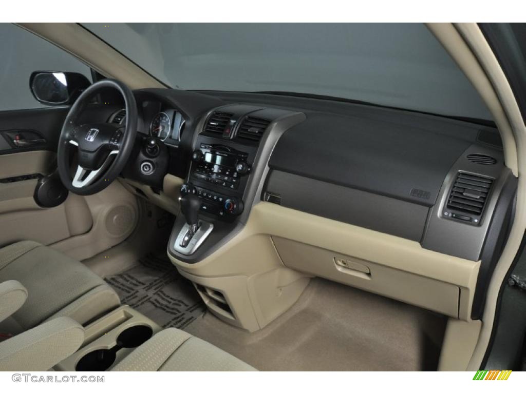 2008 CR-V EX 4WD - Green Tea Metallic / Ivory photo #27
