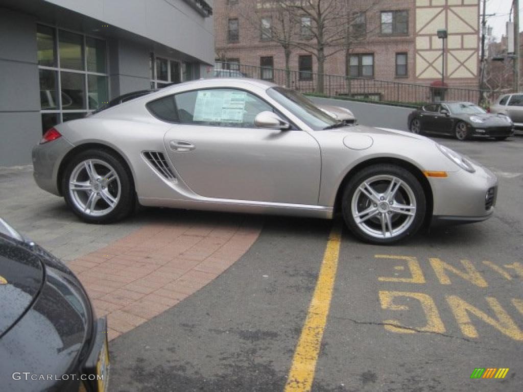 Platinum Silver Metallic 2011 Porsche Cayman Standard Cayman Model Exterior Photo #47754506