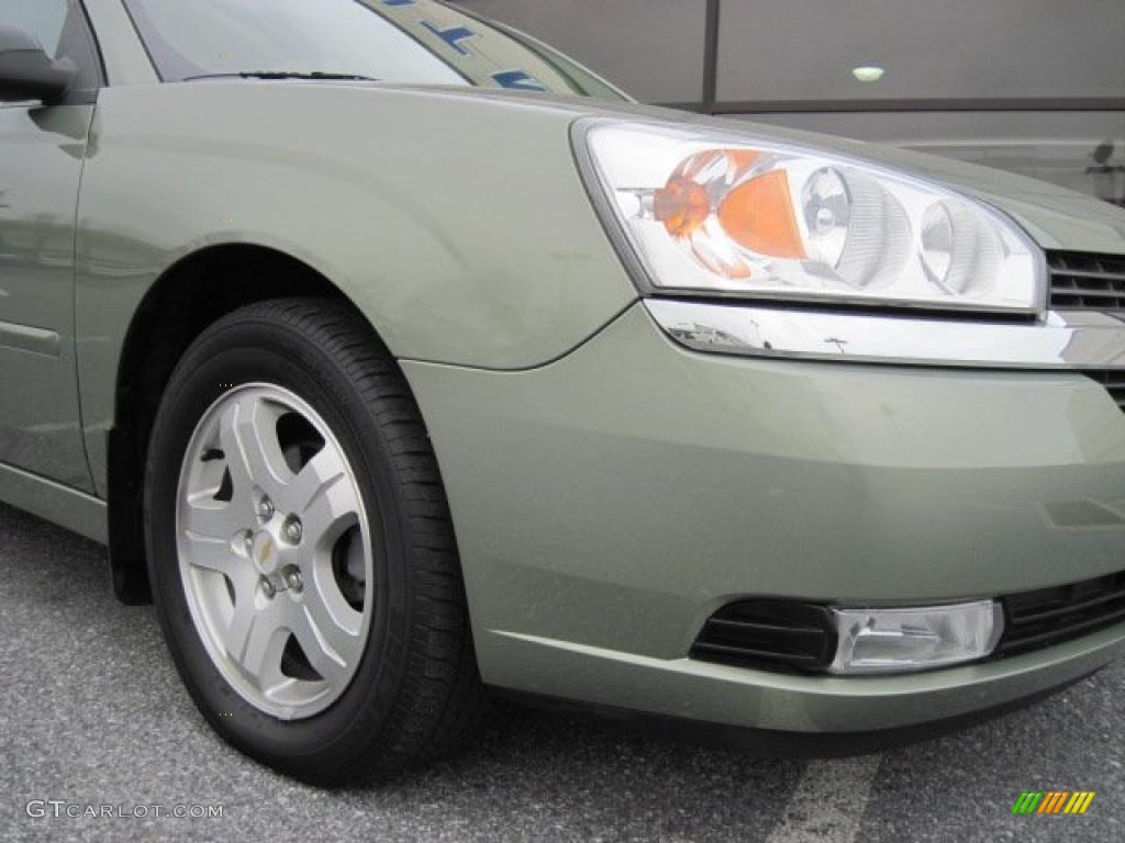 2005 Malibu LT V6 Sedan - Silver Green Metallic / Neutral Beige photo #4