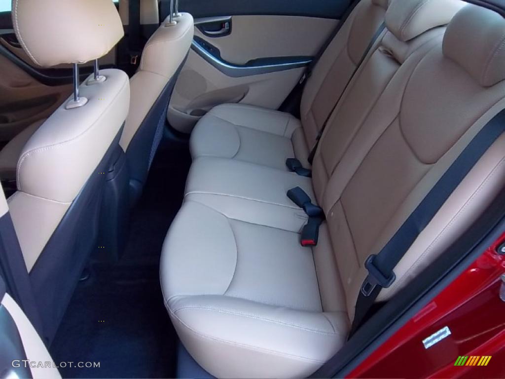 Beige Interior 2011 Hyundai Elantra Limited Photo #47754971