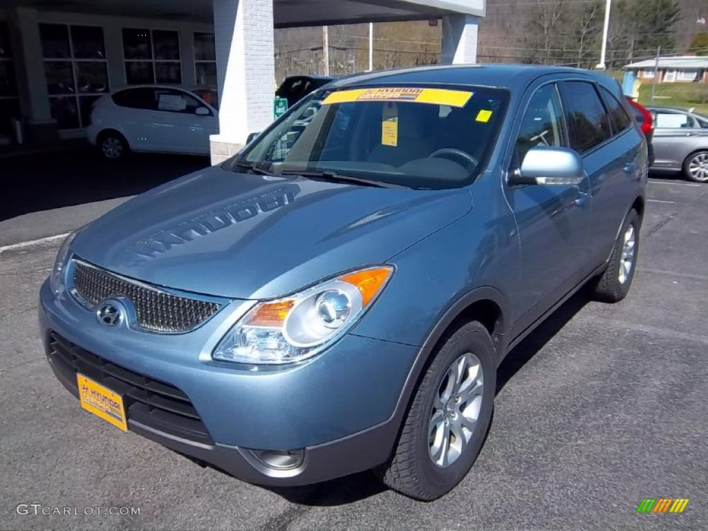 2008 Veracruz GLS - Blue Titanium Metallic / Gray photo #2