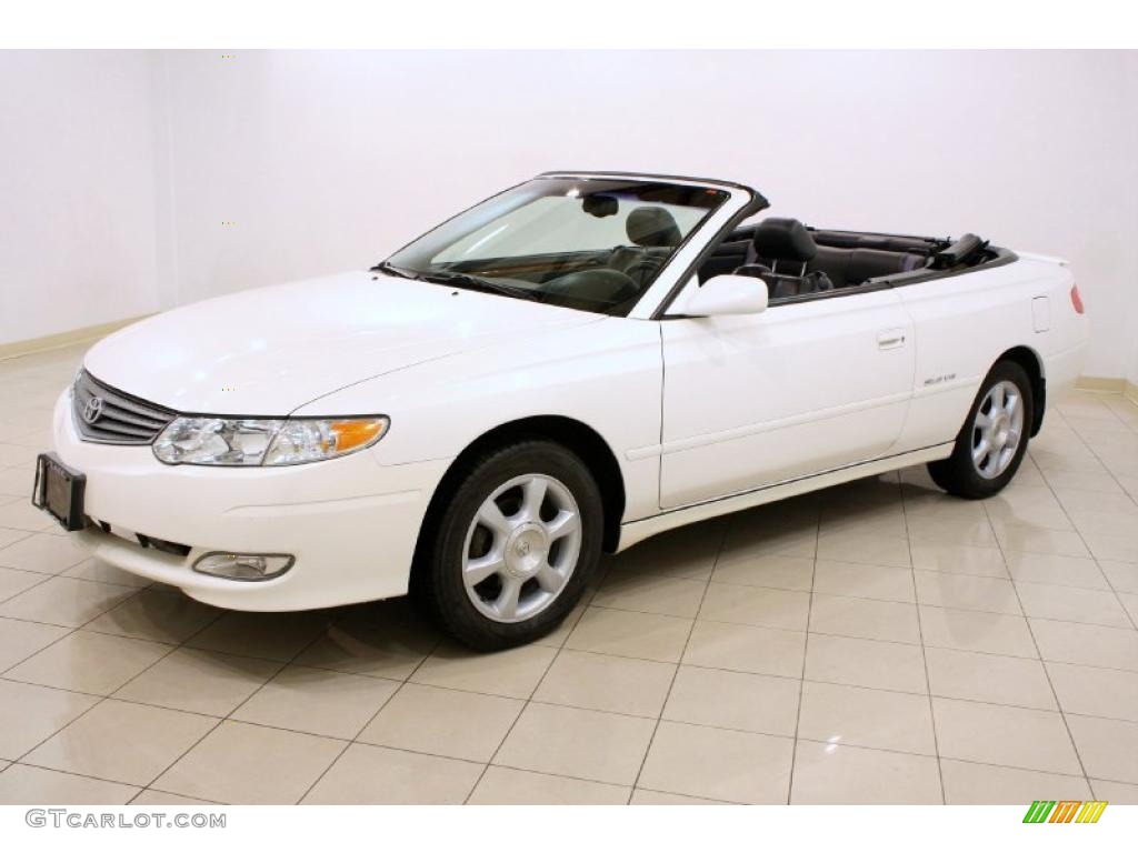 2003 Solara SLE V6 Convertible - Diamond White Pearl / Charcoal photo #3