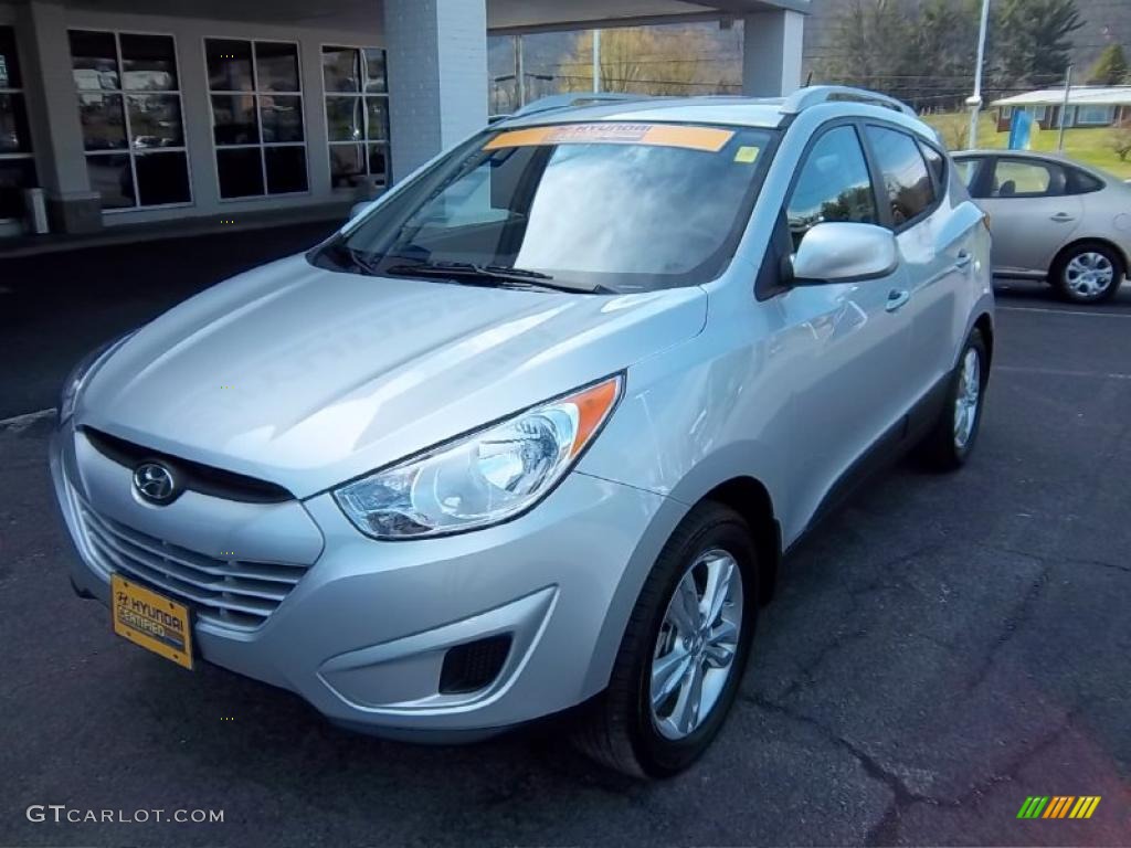 Diamond Silver 2010 Hyundai Tucson GLS AWD Exterior Photo #47756748