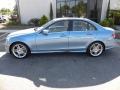 2011 Quartz Blue Metallic Mercedes-Benz C 300 Sport  photo #2