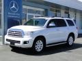 Arctic Frost Pearl 2008 Toyota Sequoia Platinum