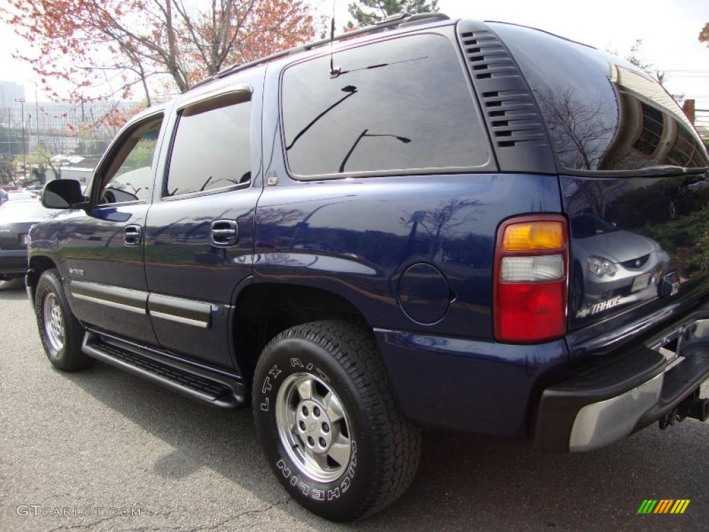 2001 Tahoe LT 4x4 - Indigo Blue Metallic / Tan/Neutral photo #3