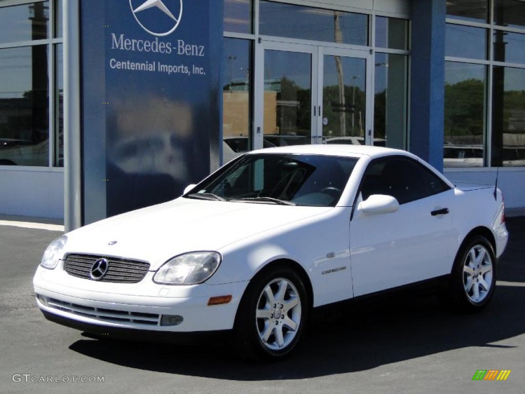 1999 Glacier White MercedesBenz SLK 230 Kompressor Roadster 47705634