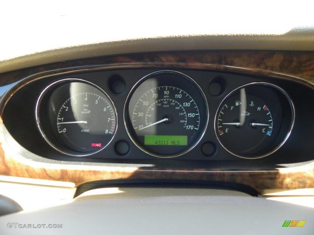 2008 Jaguar XJ XJ8 L Gauges Photo #47758050