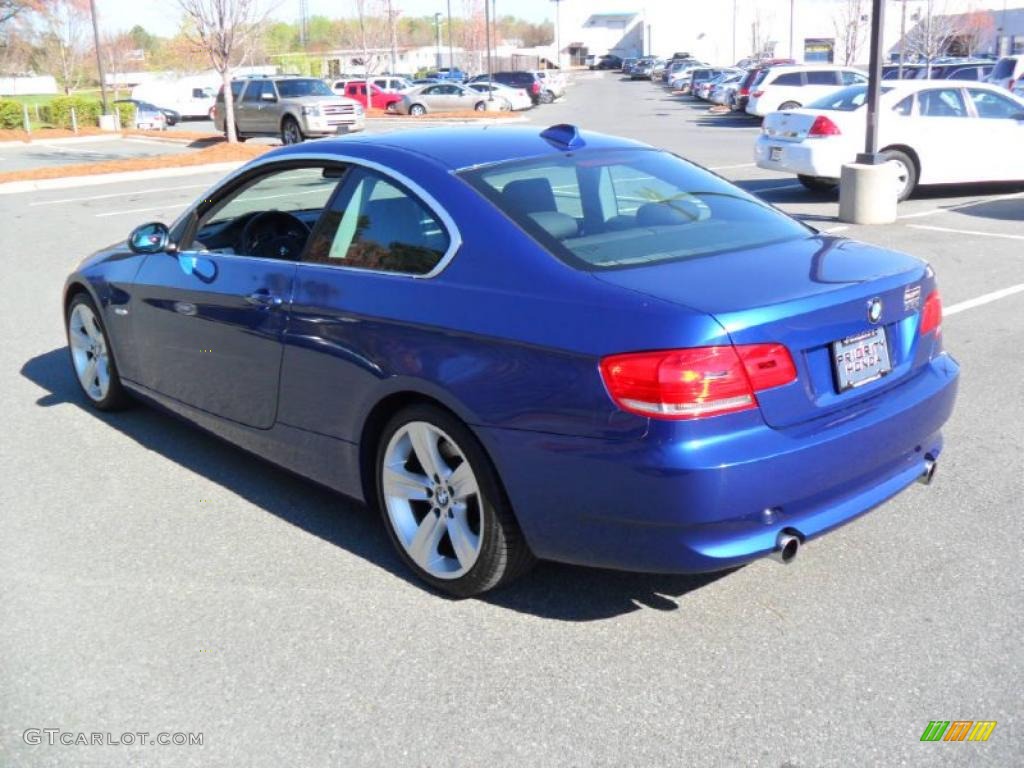 2007 3 Series 335i Coupe - Montego Blue Metallic / Black photo #2