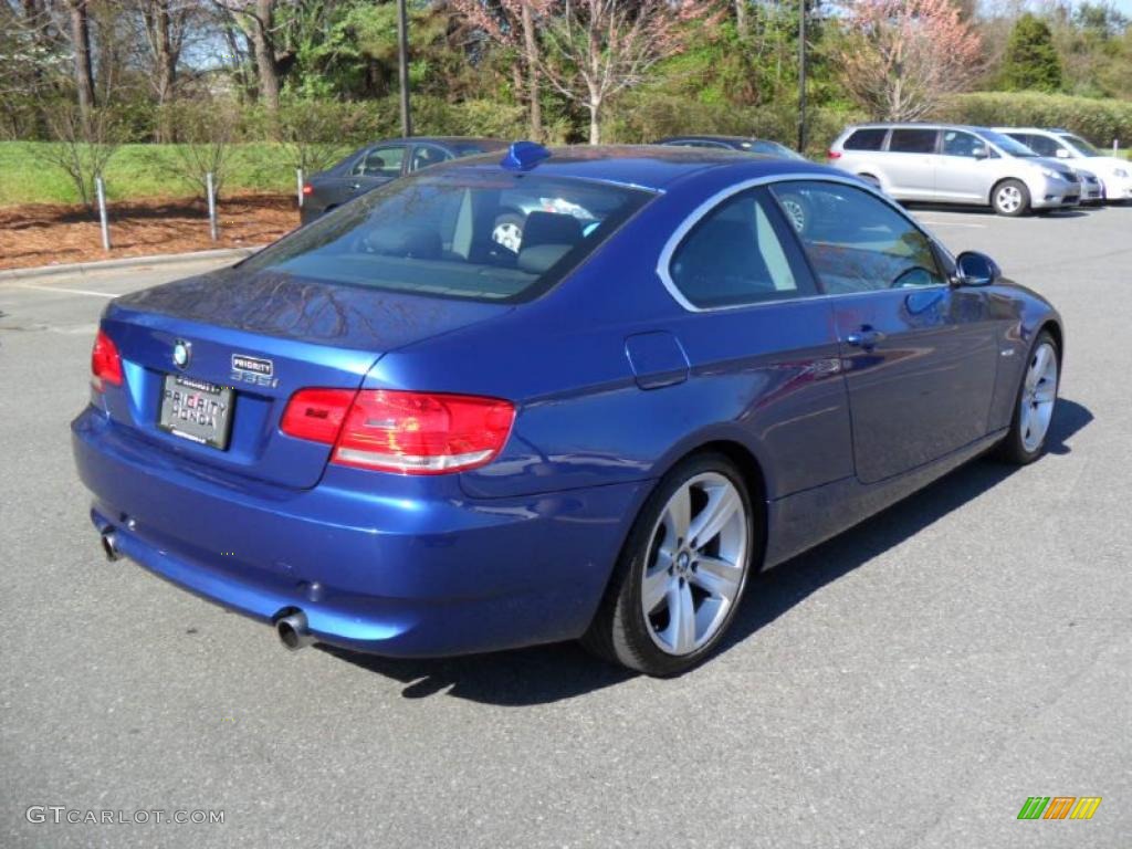 2007 3 Series 335i Coupe - Montego Blue Metallic / Black photo #3