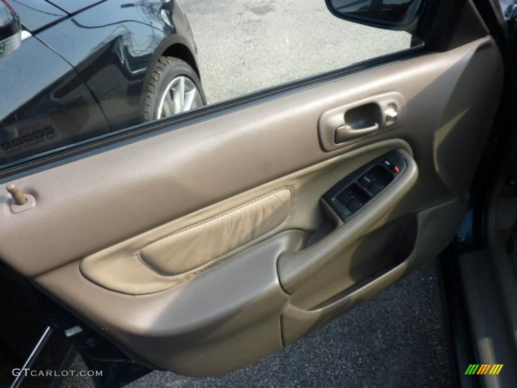 1997 Civic EX Sedan - Cypress Green Metallic / Beige photo #16