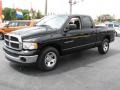 2005 Black Dodge Ram 1500 SLT Quad Cab  photo #5