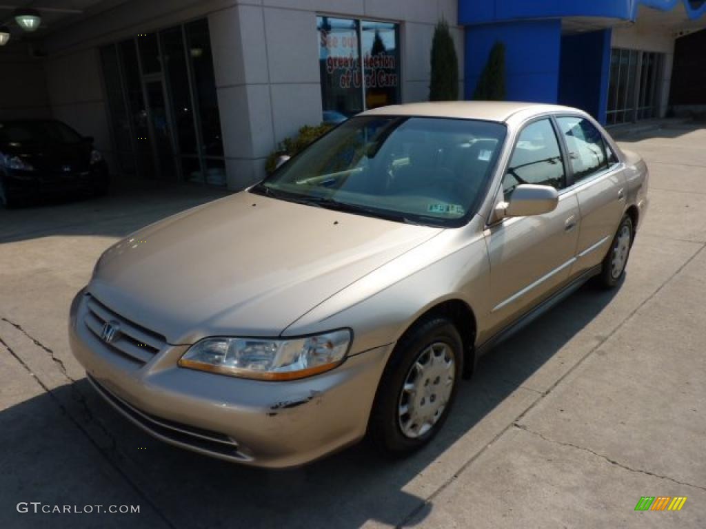 2001 Accord LX Sedan - Naples Gold Metallic / Ivory photo #11