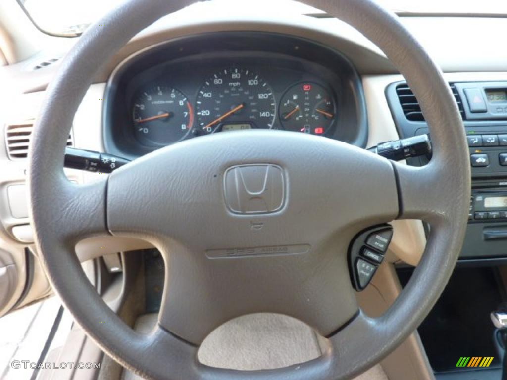 2001 Accord LX Sedan - Naples Gold Metallic / Ivory photo #17