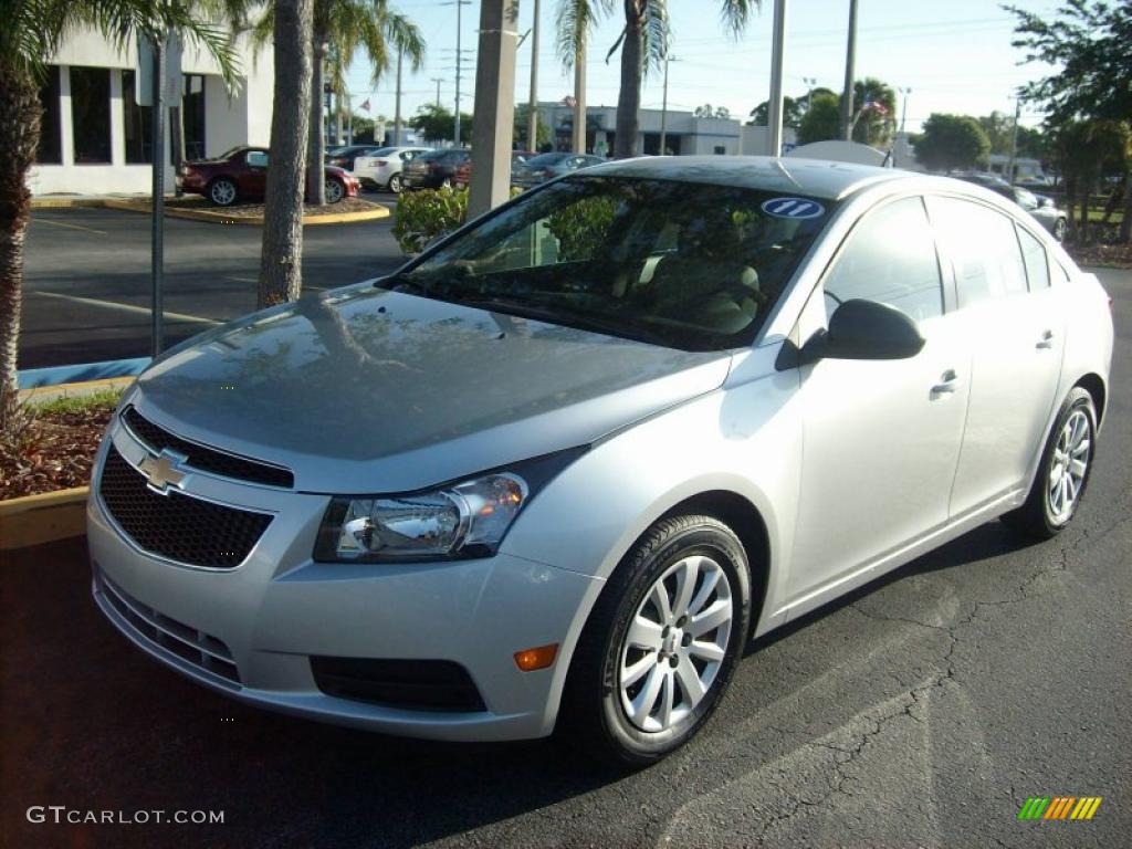 2011 Cruze LS - Silver Ice Metallic / Jet Black/Medium Titanium photo #1