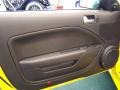 Dark Charcoal 2006 Ford Mustang GT Premium Convertible Door Panel