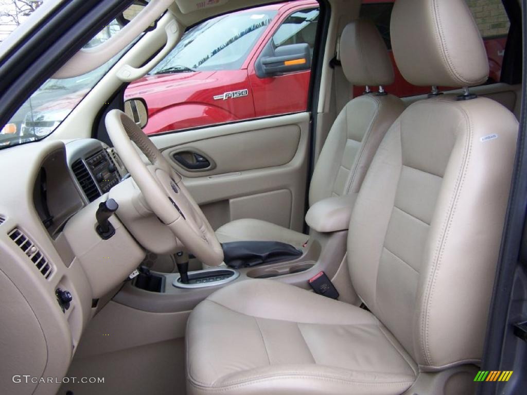 Medium/Dark Pebble Beige Interior 2005 Ford Escape Limited 4WD Photo #47760772