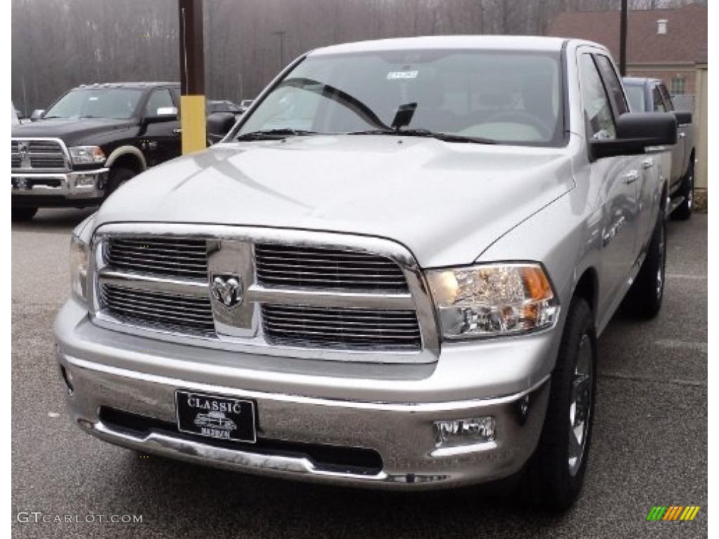 Bright Silver Metallic Dodge Ram 1500