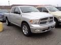 2011 Bright Silver Metallic Dodge Ram 1500 Big Horn Quad Cab 4x4  photo #3