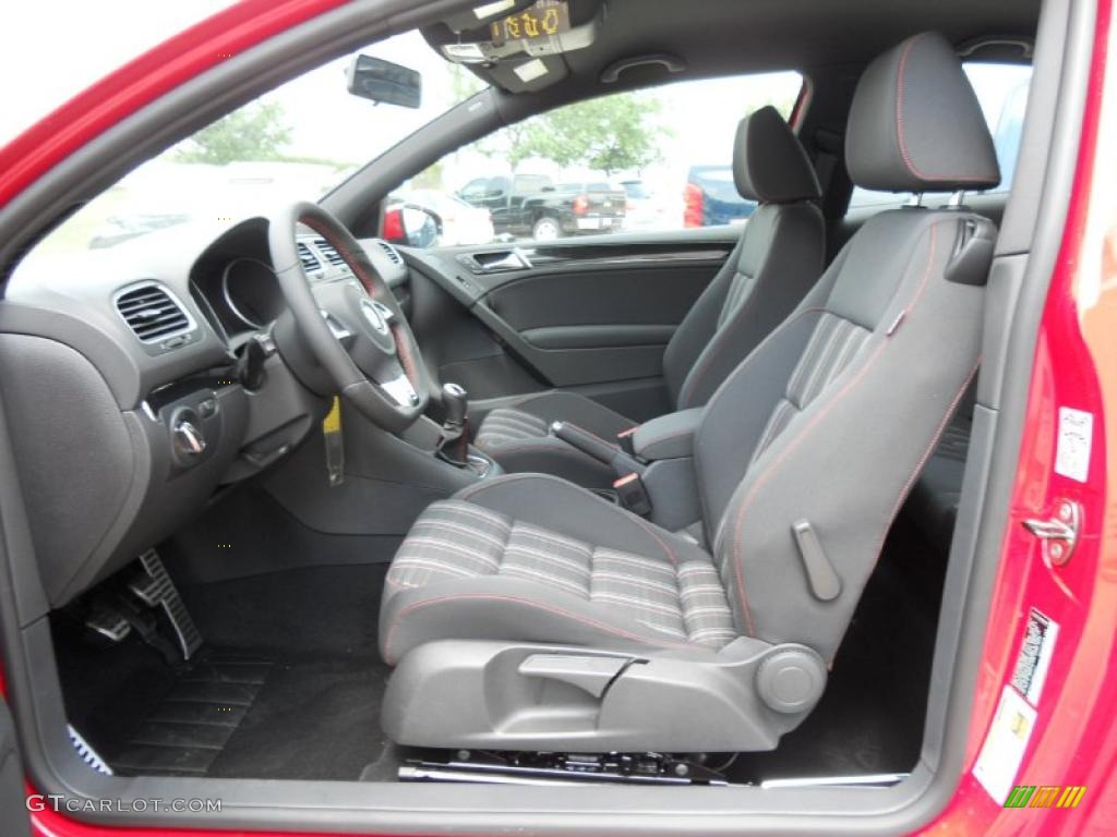 Interlagos Plaid Cloth Interior 2011 Volkswagen GTI 2 Door Photo #47762470