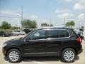 2011 Deep Black Metallic Volkswagen Tiguan SE  photo #4