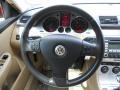 2007 Volkswagen Passat Pure Beige Interior Steering Wheel Photo