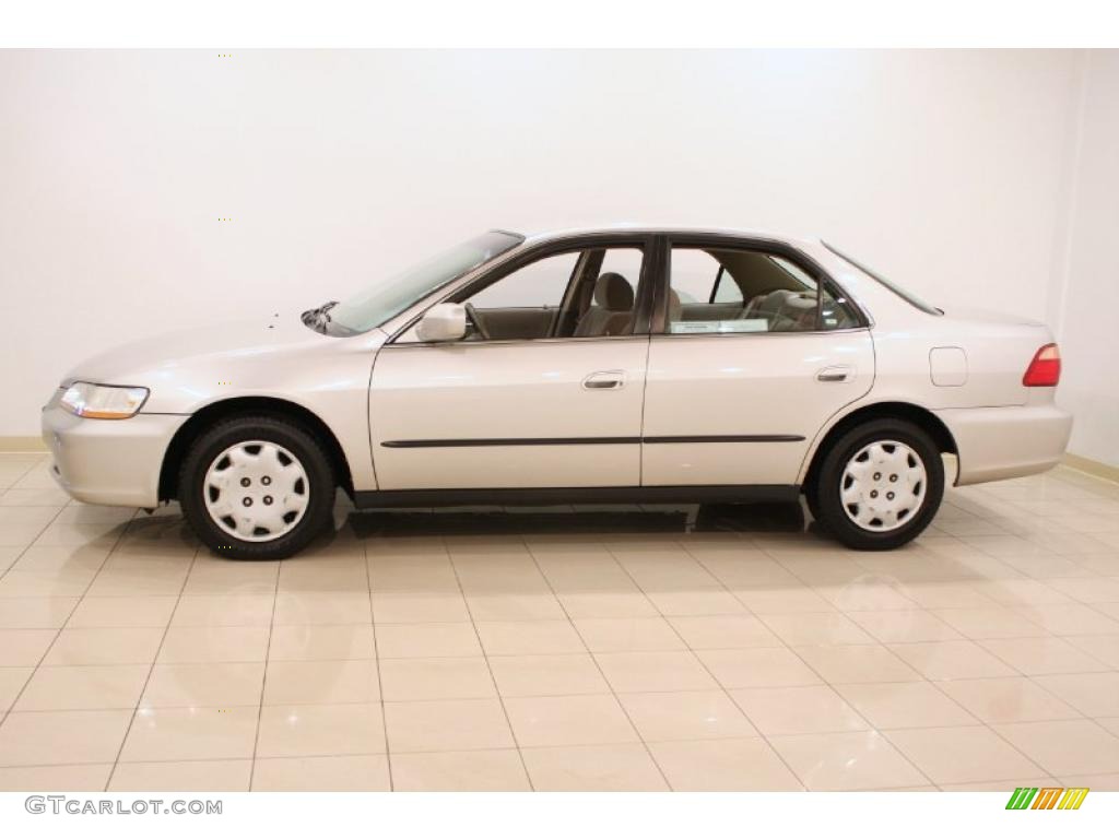 1999 Accord LX Sedan - Satin Silver Metallic / Gray photo #4