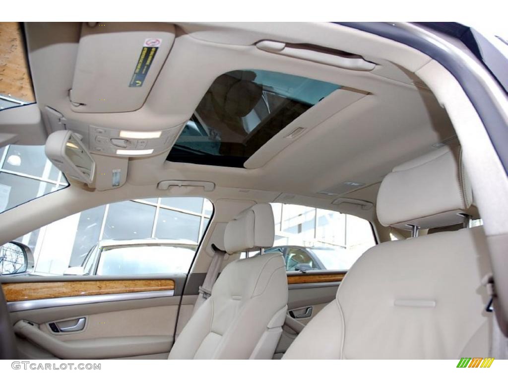 2008 A8 L 4.2 quattro - Savana Beige Pearl Effect / Linen Beige photo #20