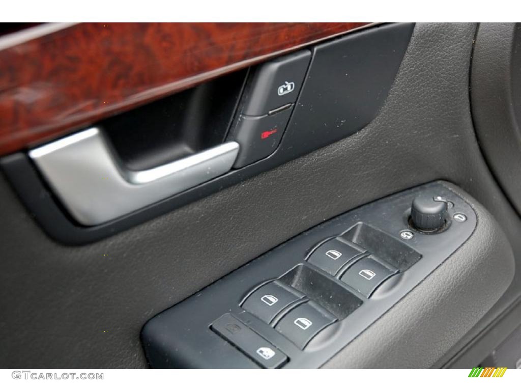 2008 A4 2.0T quattro Sedan - Quartz Grey Metallic / Black photo #11