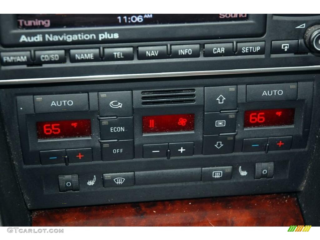 2008 A4 2.0T quattro Sedan - Quartz Grey Metallic / Black photo #14