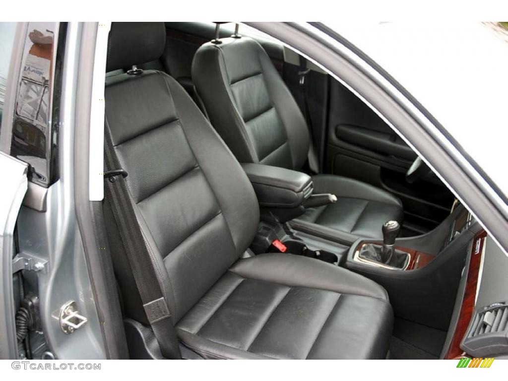 2008 A4 2.0T quattro Sedan - Quartz Grey Metallic / Black photo #28