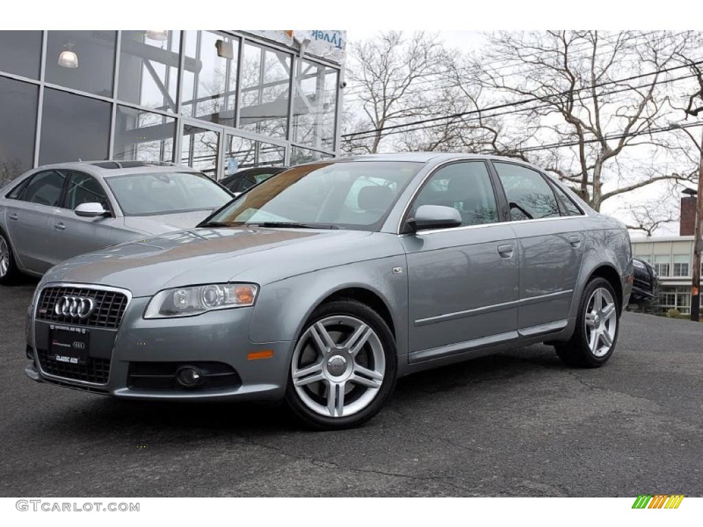 2008 A4 2.0T quattro Sedan - Quartz Grey Metallic / Black photo #39